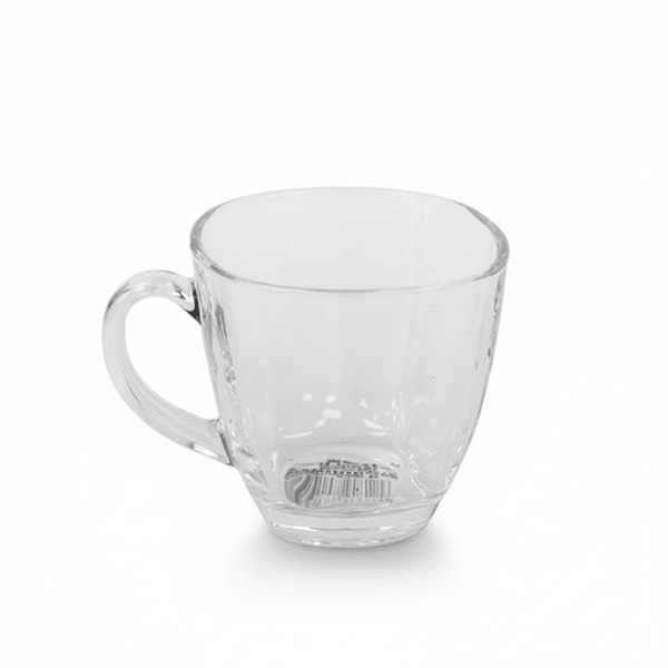 Set de 6 Tazas de Vidrio Cuadradas 180 ml