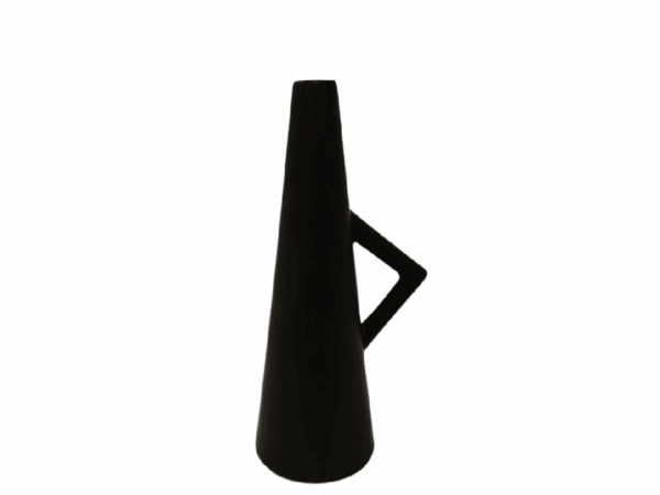 Florero de Porcelana Negro Kala 7 x 20 cm