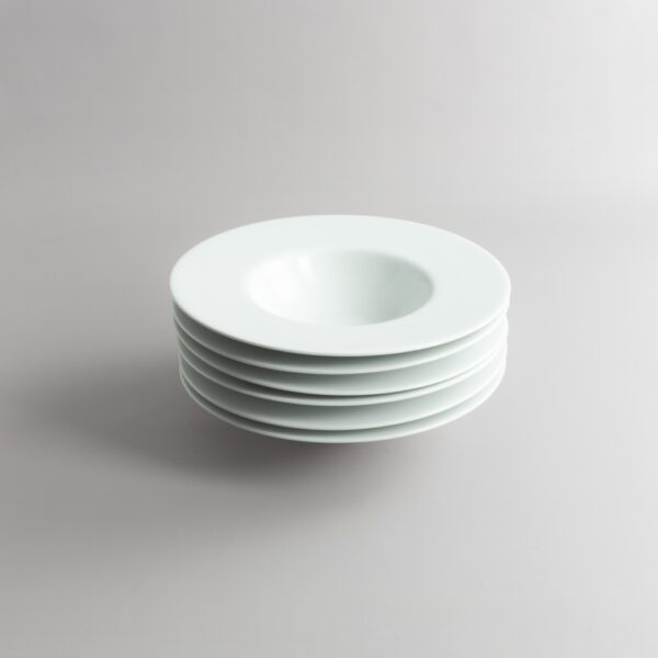 Plato Para Pasta VOLF De porcelana Blanca 23 Cm
