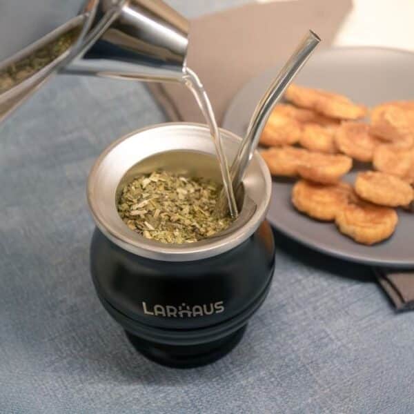 Mate de Acero Iguazú 180 cc con Bombilla Larhaus