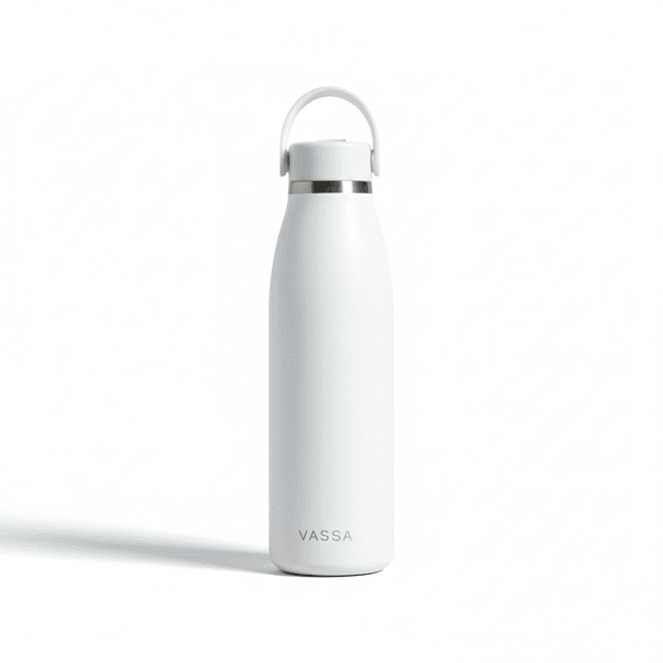 Botella de Acero Vassa Blanca con Pico Zurl 500 ml