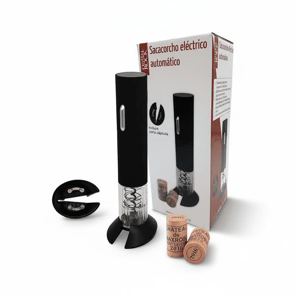 Sacacorchos Metálico Automático a Pilas