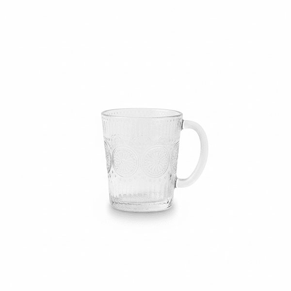 Tazas de Vidrio Labradas Margarita x6 250 ml
